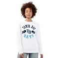 thumbnail image 3 of Women's G-III 4Her by Carl Banks White Tampa Bay Rays Team Logo Fleece Pullover Sweatshirt, 3 of 4