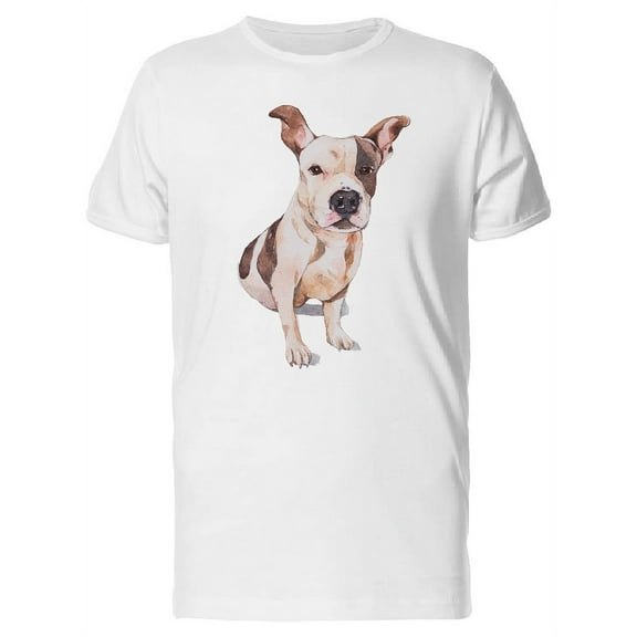 Amerian Bulldog Painting T-Shirt Men -Image by Shutterstock, Male 4X-Large