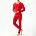 thumbnail image 5 of WTXUE Thermal Underwear Set Lined Long Thermal Underwear Base Layer Set for Cold Winter Relaxed Fit Pant Suits (Men's) Size XXL, 5 of 8