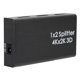 thumbnail image 2 of Convertidor 1x2 de alta definición, 1 entrada y 2 salidas, 100-240 V, enchufe estadounidense, para divisor HDMI 24K de doble pantalla sin interrupciones, 2 of 8