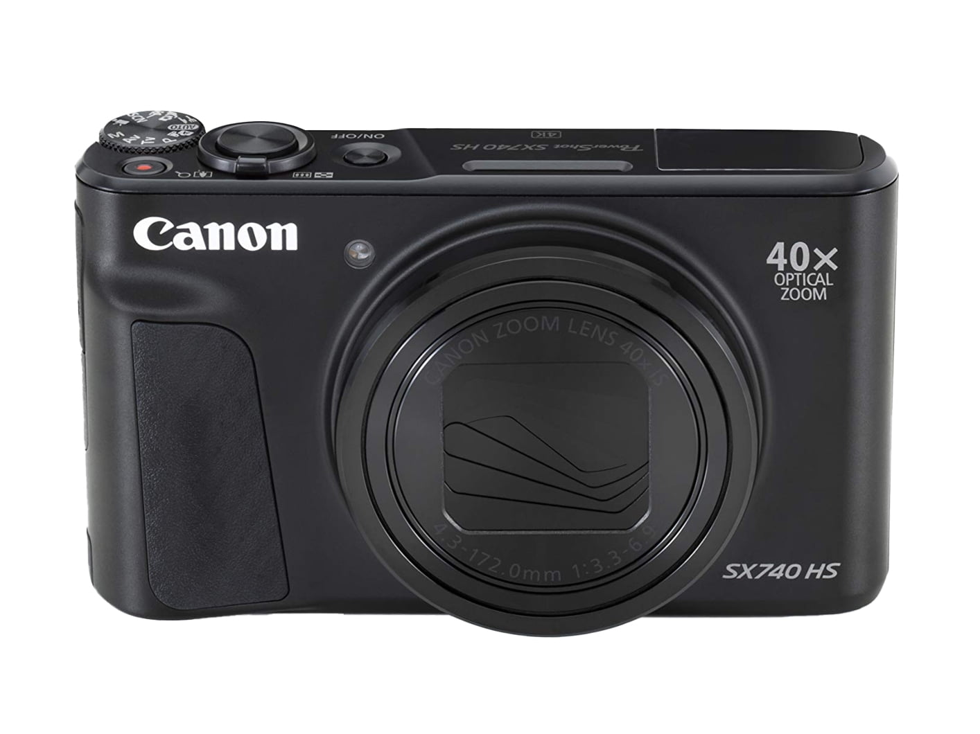 Canon PowerShot SX740 HS Digital Camera (Black) + Extra Battery +