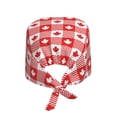 thumbnail image 2 of Kdxio Maple Leaves1 Pattern Turban Hat for Women Men Comfortable Adjustable Cleaning Working Cap with Sweatband, 2 of 8