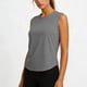 thumbnail image 4 of Tops Casuales sin Mangas para las Mujeres Color Sólido Cuello Redondo Suéter Blusa, las Señoras Tops sin Mangas Y Blusas Suaves Respirables Primavera Verano, 4 of 7