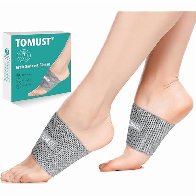 wonima11 Arch Support Sleeve - Foot Care, Sore Heels, Bone Spurs, Flat Feet, Foot Pain Relief-Compression Plantar Fasciitis Brace for Men/Women, S-M