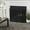 Black, variant on GDF Studio Chamberlain 3 Panelled 14.18 lbs Iron Fireplace Screen, Black