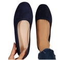 thumbnail image 5 of WHLBF Womens Shoes Slip-on Toe Low-Cut Plus-Size Shoes Trendy Solid Color Low Heel Casual Loafers Size 6.5, 5 of 7