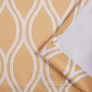 Exclusive Home Alfie Room Darkening Blackout Grommet Top Curtain Panel Pair, 52x96, Sundress, Set of 2