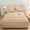 Khaki 321, variant on Solid Color Thick Taffeta Velvet Mattress Pad With Quilting Slip Thin Pad Foldable Warm Mattress Flannel Mattress