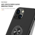 thumbnail image 6 of Nalacover Dual-Layers Case for iPhone 14 Plus, Heavy Duty Rugged PC Soft TPU Shockproof Protective Cover with Magnetic Rotated Ring Holder Kickstand Bracket Lens Protection Case,Black, 6 of 7