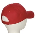 Daxton Structured Baseball Hat Cap Curved Visor Old English Font Alphabet A to Z, Red Hat Gold X