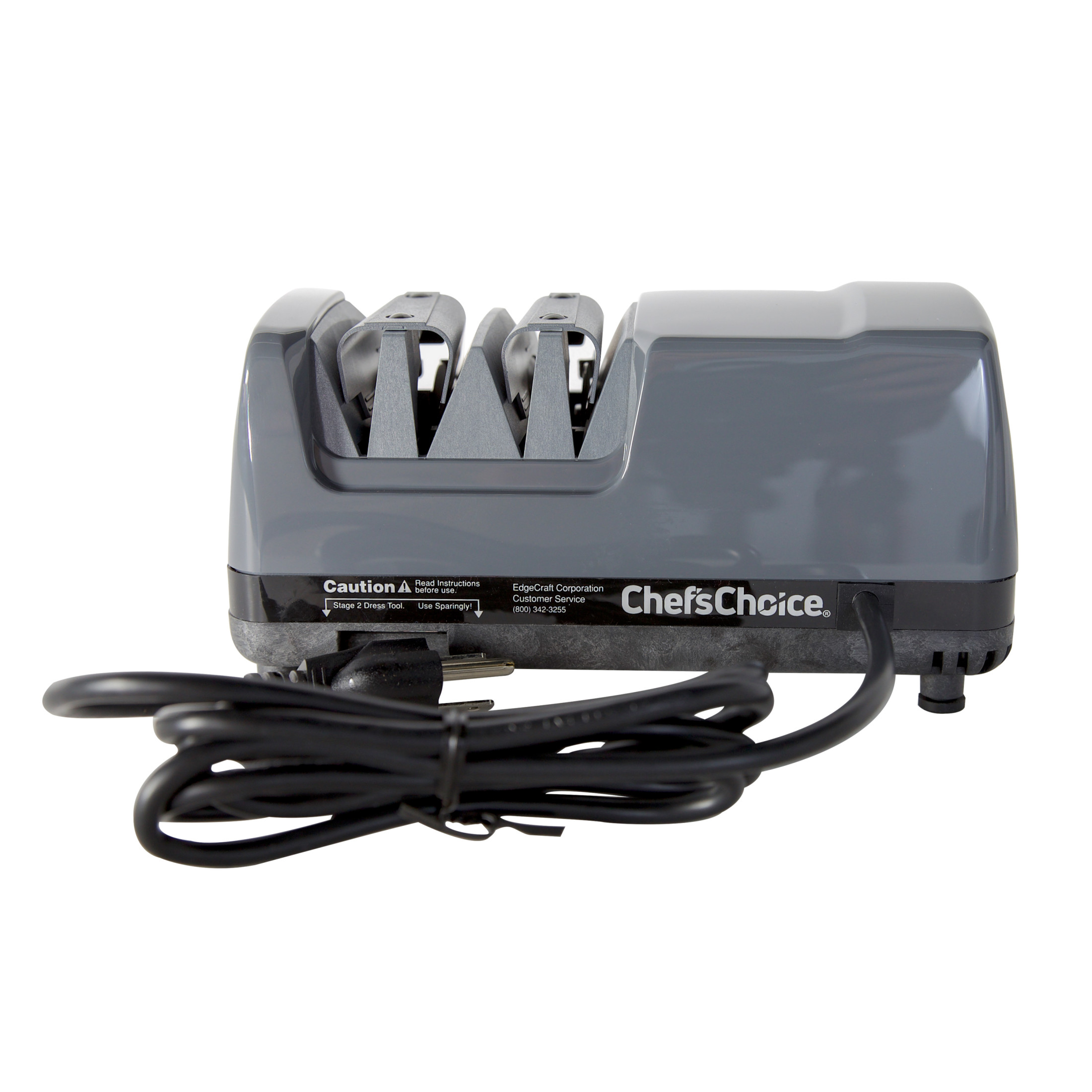 Chef’sChoice Model 323 Commercial Electric Knife Sharpener, 2-Stage 20-Degree Dizor, in Gray (0323000)