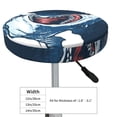 thumbnail image 4 of Haiem Shark Cushion Round Bar Chair Seat Cover Bar Chair Cushion Covers Elastic Washable Bar Chair Cover,Protects from Scratches and Stains-12 inch, 4 of 7