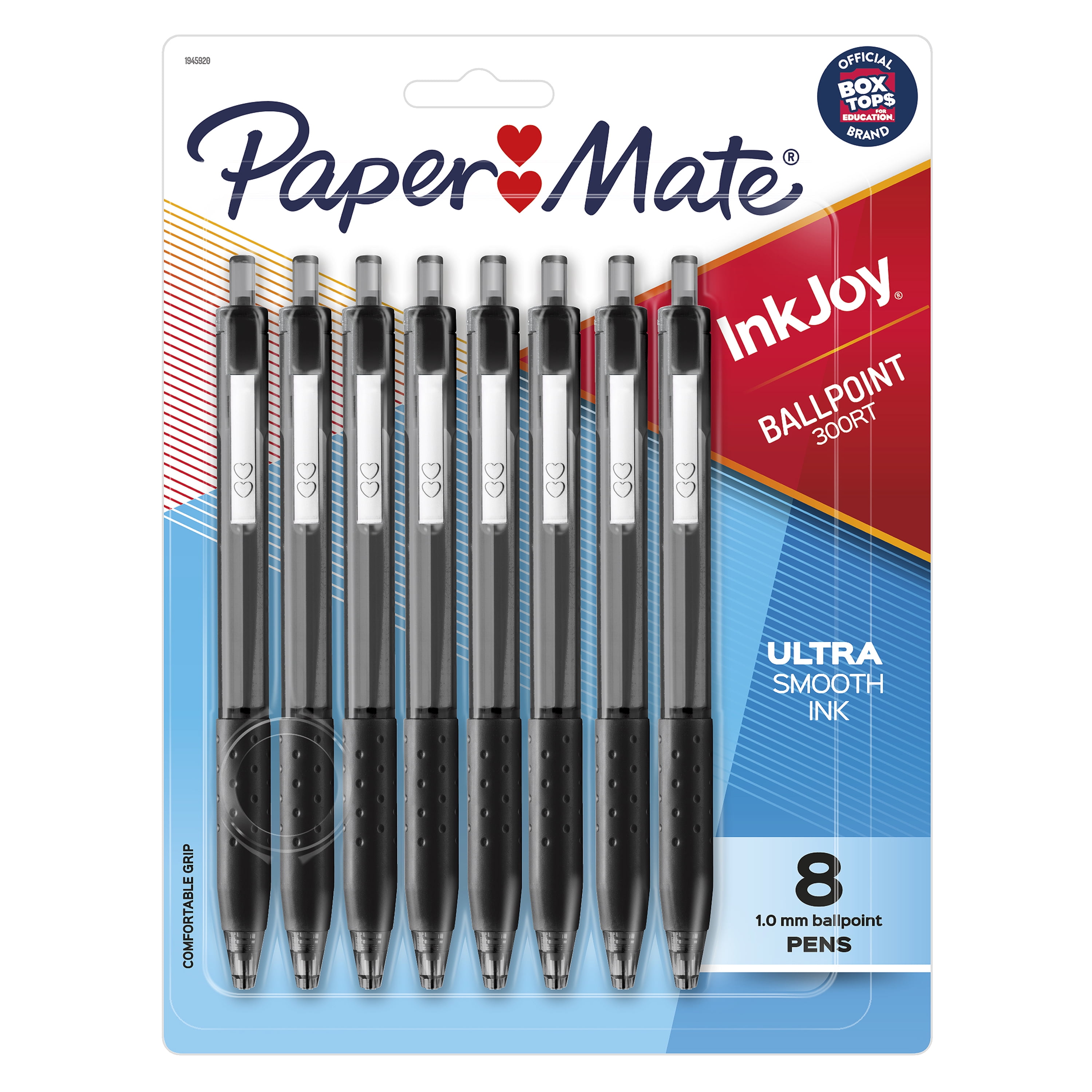 PAPERMATE Inkjoy Ballpoint Pens Ultra Smooth 1.0 Medium Red 10-Packs 