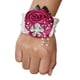 thumbnail image 1 of Injueey Flor decorativa para muñeca nupcial para dama de honor, ramillete de muñeca rosa hecho a mano y ligero, fácil de llevar Kits de decoración para fiestas N27 rojo púrpura, 1 of 6