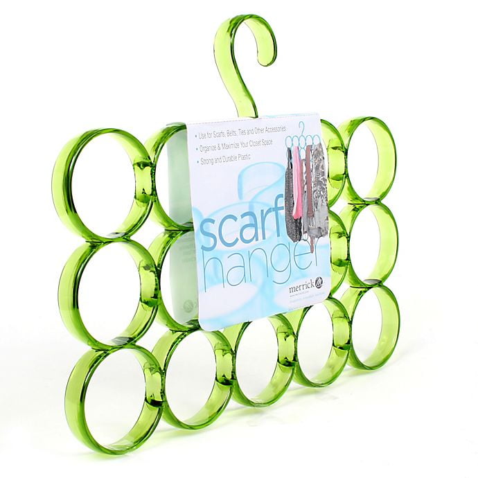 NEW..Merrick 15‑Loop Scarf Hanger Clear NEW..Merrick 15‑Loop Scarf Hanger Clear