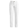 thumbnail image 4 of High Waisted Cargo Pants for Women Straight Leg Work Trousers Multi-Pockets Utility Bottoms Breathable Cotton Twill Outdoorwear, 4 of 8
