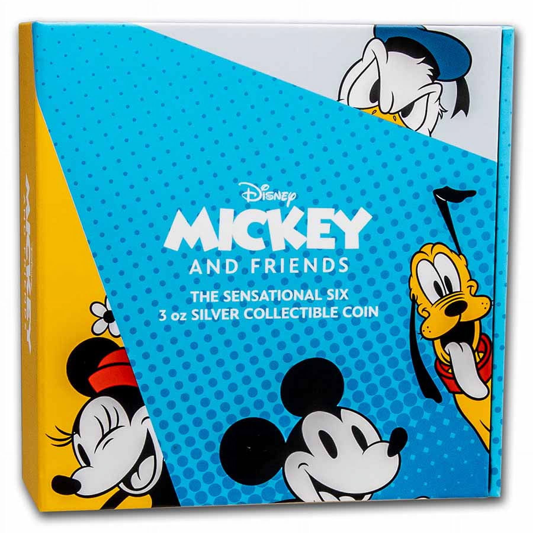 2023 Niue 3 oz Silver $10 Disney's Mickey Mouse and Friends