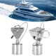 thumbnail image 5 of Conector de bisagra marina de acero inoxidable, junta de cubierta de barco giratoria de 180°, acabado de espejo pulido, 25 mm/0,98 pulgadas, 5 of 8