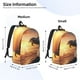 thumbnail image 2 of Easygdp Sunset Dancing Dolphin A Mochila de Lona Resistente para Laptop, Compatible con Laptops de 15 a 17 pulgadas, Ideal para Escuela, Trabajo y Viajes-Small, 2 of 5