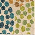 thumbnail image 3 of Orian Rugs Indoor/Outdoor Circles Brandon Berry Multi Area Rug (5'2" x 7'6"), 3 of 6