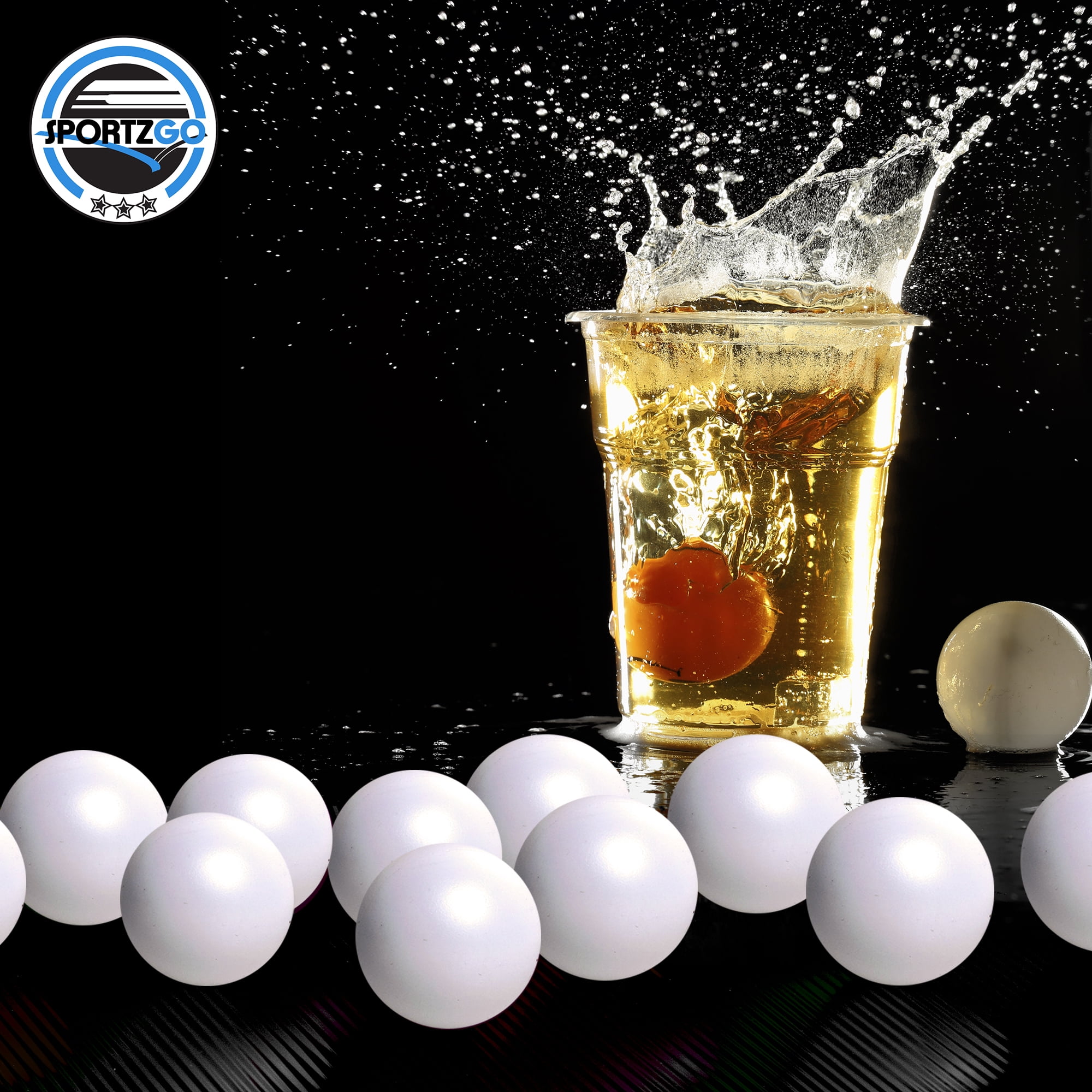 Great For Table Tennis Ping Tournaments Beer Balls Pong Balls 48 Pack 38mm 