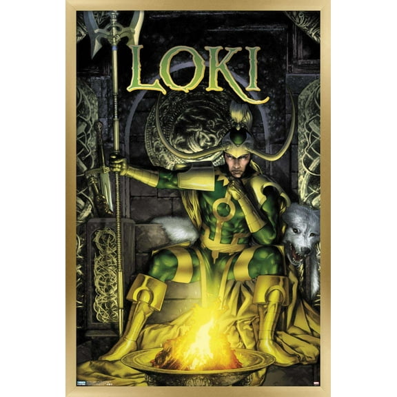 Marvel Comics - Loki - Thor: First Thunder #2 Wall Poster, 14.725" x 22.375", Framed