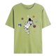 thumbnail image 1 of Camiseta de manga corta con estampado de planeta espacial para hombre, informal, a la moda, con cuello redondo Pompotops oipoqjl33819, 1 of 5