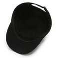 thumbnail image 4 of Holzkary Flat Caps Hats for Men 2025 Trendy Cheers.Us Men Cotton Cap Cadet Hat Trucker Dad Hat Flat Top Adjustable Classic Baseball Cap Black One Size, 4 of 6
