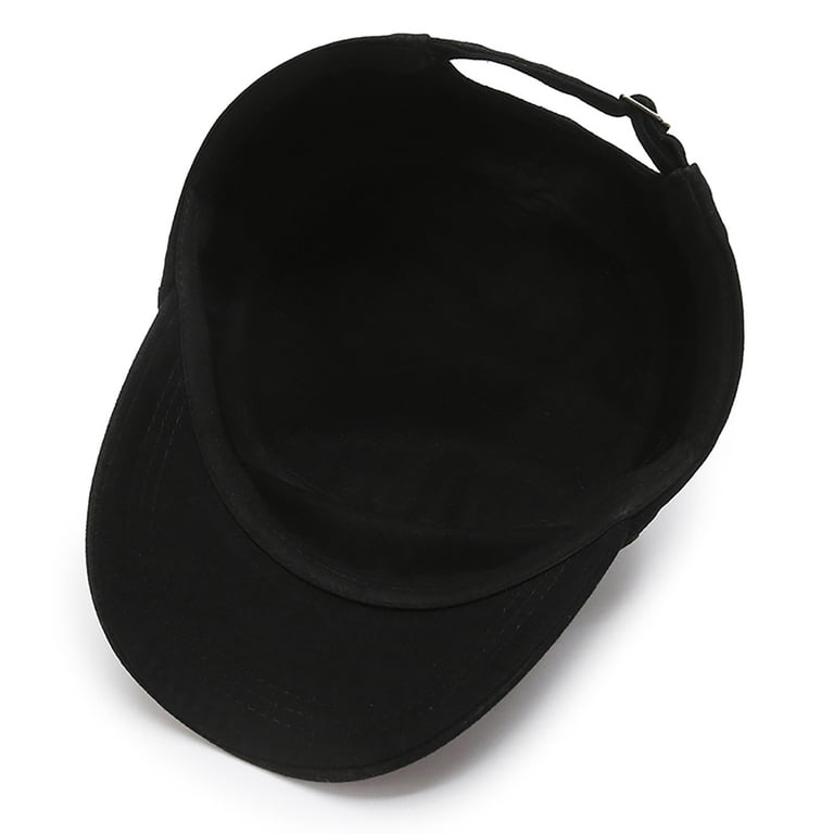 Solid Running Caps Black Baseball Sports Cap Men And Women Quick Dry Baseball Cap for Women Men, Unisex Adjustable  main image 4