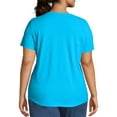 thumbnail image 4 of JMS by Hanes Women's Plus Size Short Sleeve V-Neck Tee, 4 of 5