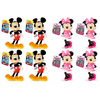 JA-RU Disney Stretchy Toys Mickey & Minnie Figures Squish & Pull Toys Plus 1 Sticker (4 Mickey & 4 Minnie) Clubhouse Disney Party Favors and Gifts for Kids | W-AB-6900-8