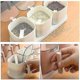 thumbnail image 3 of 4 Grid Seasoning Box Set 4 Grid Spice Salt Sugar Jars Pepper Condiment Storage Container With Small Spoon, 3 of 3