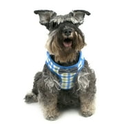 Angle View: Vibrant Life Plaid Bowtie Dog Harness, X-Small