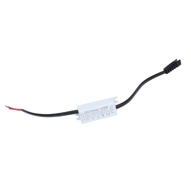 Controlador LED, Controlador LED Compacto, Resistente Al Agua Y Duradero, Entrada De 1X5W, Aislamiento AC85-265V Para Luz Exterior Para Luz LED
