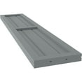 thumbnail image 6 of Ekena Millwork 10 1/2"W x 83"H Americraft Three Board Exterior Real Wood Two Equal Panel Framed Board-n-Batten Shutters (Per Pair), Ocean Swell, 6 of 9