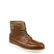 Tuck & Von Mens Genuine Leather Lightweight Two-tone Boot