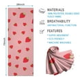 thumbnail image 2 of Red Strawberry Plants Fruit Hot Yoga Mat Towel Non Slip for Hot Yoga - Quick-Drying Yoga Mat Cover with 4 Corner Pockets with Travel Bag - Hot Yoga Towel Non Slip Grip Moisture Wicking Sweat 70"x26", 2 of 6