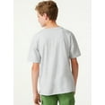 thumbnail image 5 of Free Assembly Boys 2-Pack Garment Washed Graphic T-Shirts, Sizes 4-18, 5 of 7