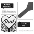 thumbnail image 3 of unbranded Estaca Decorativa Para Cementerio En Acrílico Negro Ideal Para Exteriores Y Jardín, 3 of 7