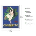 thumbnail image 2 of Contratto Canelli - Vermouth Victor - Vermouth Bianco - Italian Liquor - Vintage Advertising Poster by Leonetto Cappiello c.1925 - Fine Art Matte Paper Print (Unframed) 24x32in, 2 of 4
