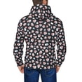 thumbnail image 5 of Zip Up Hoodies for Men - Abstract dot print Long Sleeve Comfrt Men'S Fashion Hoodies & Sweatshirts, Jackets for Men Hoodies Pullover Clothing Clothes with Pouch, 5 of 5