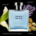 thumbnail image 2 of Jean Marc Paris Paris Bleu Homme Eau De Toilette Spray, 3.4 Fl. Oz., Blue, Men'S Cologne, Fresh Cologne, Notes Of Bergamot, Lavender And Leather, 2 of 5