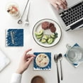 thumbnail image 1 of FMSHPON Merry Christmas Set of 6 Coaster for Drinks, Absorbent Ceramic Stone Coasters Cup Mat with Cork Base for Home Kitchen Room Coffee Table Bar Decor, 1 of 4