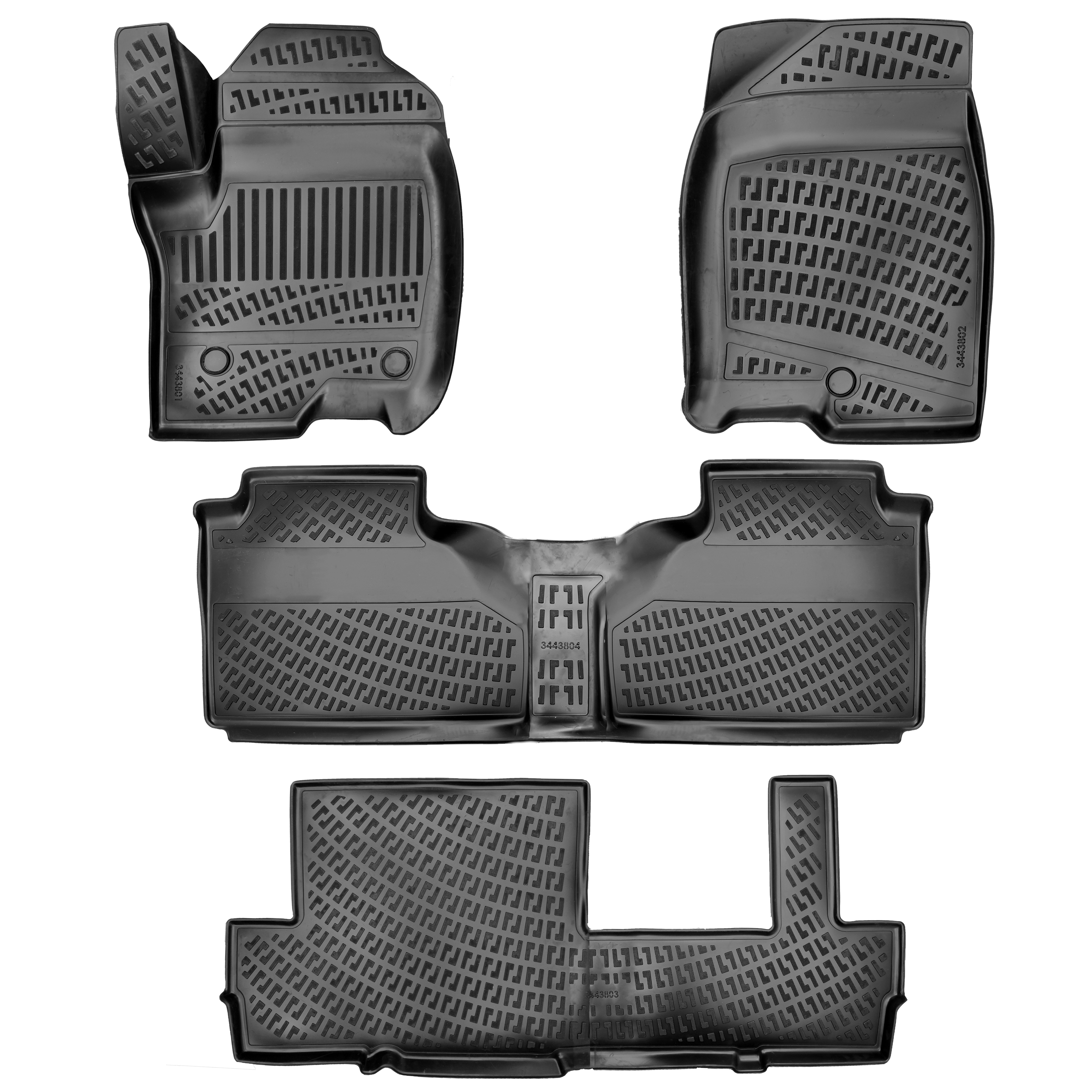 Croc Liner Floor Mats Front and Rear All Weather Custom Fit Floor Liner