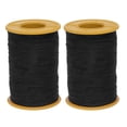 thumbnail image 1 of Hilo elástico Uxcell de 2 piezas 547 Yardas 0.5mm Grosor Hilo de látex para coser a mano, recogiendo, Negro, 1 of 6