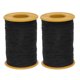thumbnail image 1 of Hilo elástico Uxcell de 2 piezas 547 Yardas 0.5mm Grosor Hilo de látex para coser a mano, recogiendo, Negro, 1 of 6
