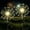 2 Pack Warm White, variant on MorTime 2 Pack 120 LED Solar Garden Lights. Bendable Copper Wire DIY Starburst, Fairy Firework Decorative Waterproof Outdoor Garden Decoration for Yard Pathway Patio, Warm White