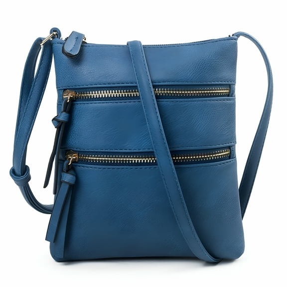 GASTROPOD Crossbody Bags for Women Medium Size Leather Travel Cross Body Bag Purses for Women - navy