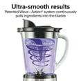 thumbnail image 6 of Hamilton Beach Wave Crusher Smoothie Blender for Kitchen, 40 oz Jar for Smoothies and Shakes, Stainless Steel, 6 of 9