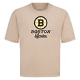 thumbnail image 2 of Men's Levelwear  Khaki Boston Bruins Team Surge Luxe Signature Knit T-Shirt, 2 of 3